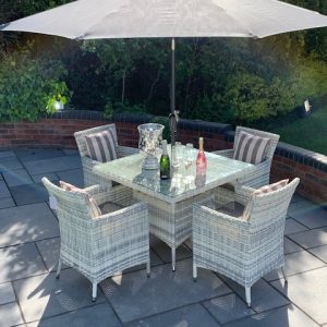 4 Manhattan Armchairs 1mtr Square Set