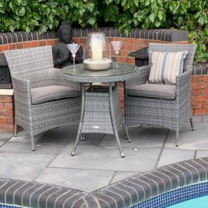 2 Manhattan Armchairs Bistro Set