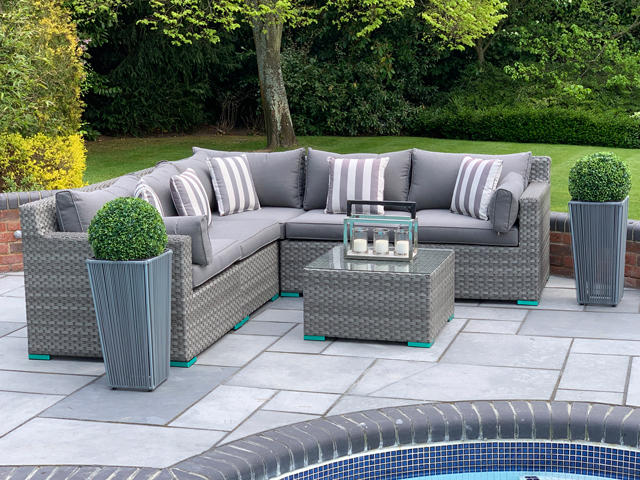 High Quality Rattan Garden Furniture, Luxury Rattan Garden Sofa Sets