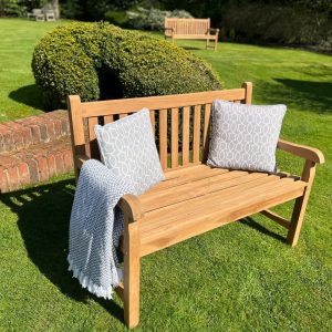 Solid Teak Montana 1.2mtr Classic Bench