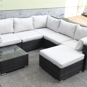 Richport Rattan Sofa Set Brown Black Weave EX WAREHOUSE, ONE LEFT!…ANOTHER £100 OFF...£849!