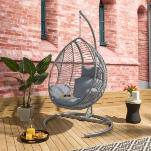 Grey Egg Chair DOWN BY £300 TO £249! EX WAREHOUSE SETS TO CLEAR!