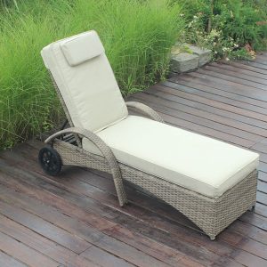 Laguna LS Lounger In Sand Weave £300 OFF! DOWN TO £149 EACH!