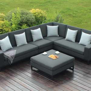 Chicago Corner All Weather Sunbrella Fabric Sofa Set DOWN TO £1699! EX WAREHOUSE CLEARANCE! £1000 OFF!)