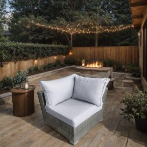 Galveston Rattan Corner Aluminium Modular Unit