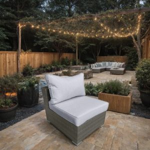 Galveston Rattan Armless Aluminium Modular Unit