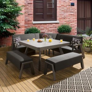 Washington Corner All Weather Fabric Sofa Set DOWN TO £1299! EX WAREHOUSE CLEARANCE! £800 OFF!
